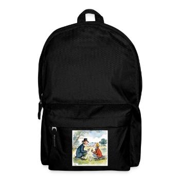 Elder friends together - Backpack - black - Front