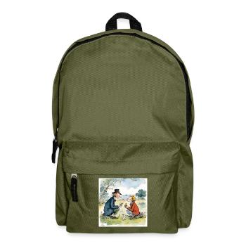 Amis aînés ensemble - Sac à dos - vert olive - Devant