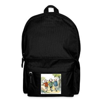 Vintage 3 Freunde - Rucksack - Schwarz - Vorne