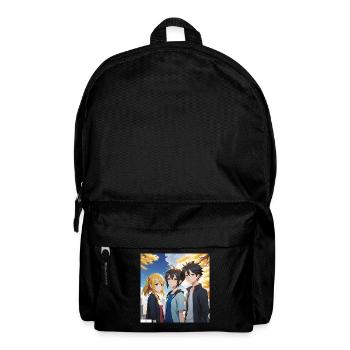 Herbst-Anime-Freunde - Rucksack - Schwarz - Vorne