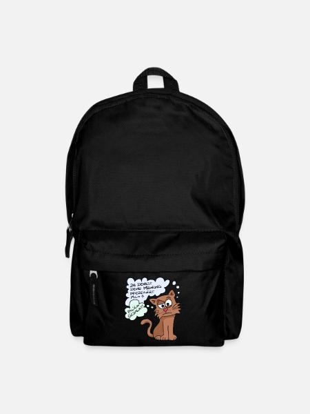 Du denkst deine Meinung interessiert mich? - Rucksack - Schwarz