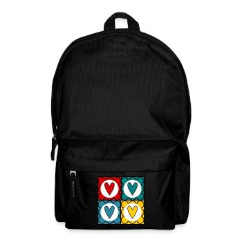 HEILIGER VALENTINSTAG. ICH LIEBE DICH. ICH LIEBE DICH. LIEBE. LIEBE - Rucksack - Schwarz - Vorne