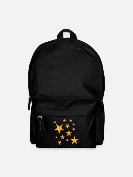 Sterne - Rucksack - Schwarz