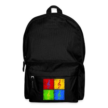 Clef Pop Art - Sac à dos - noir - Devant