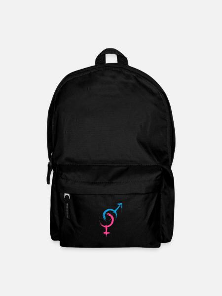 Hetero symbol heterosexuality - Backpack - black