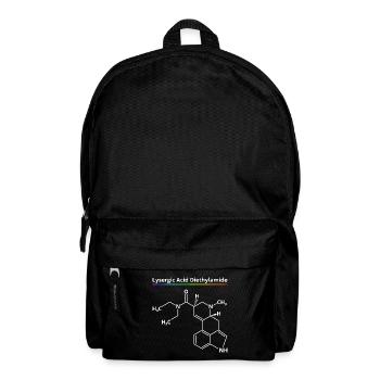 LSD Molekül Bicycle Day Acid Chemie Drogen Droge - Rucksack - Schwarz - Vorne