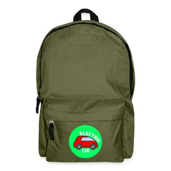 Electric Car - Backpack - olive green - Front