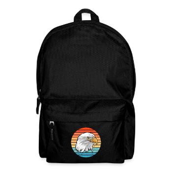 bald eagle - Backpack - black - Front