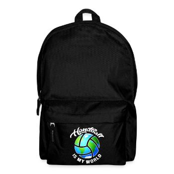 handball handball player handball world - Backpack - black - Front