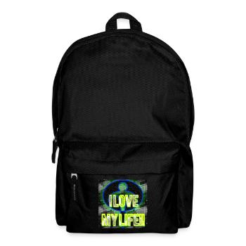 I Love my Life!! - Abbild - 2023 - Rucksack - Schwarz - Vorne