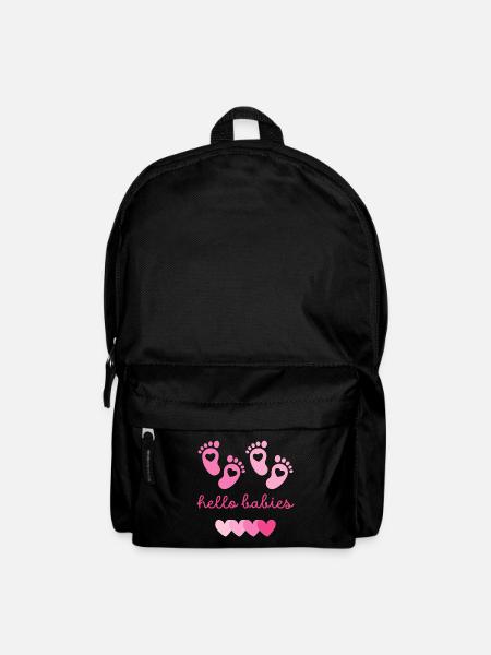 hello babys rosa - Rucksack - Schwarz