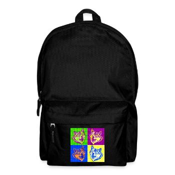 Shiba Inu Popart 1 - Sac à dos - noir - Devant
