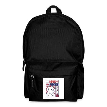 Un chat audacieux avec une déclaration d’amour sucé - Sac à dos - noir - Devant