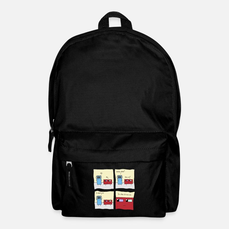 comic german fun funny - Backpack - black