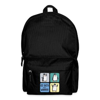 eisbaden kryotherapie eisbad pinguin kneipp - Rucksack - Schwarz - Vorne