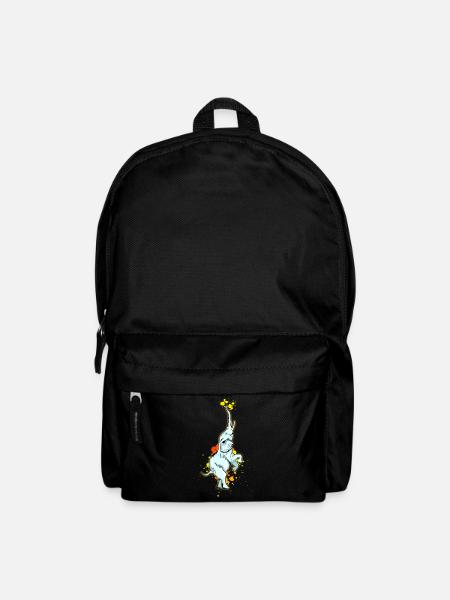 éléphant blob cirque feat balance artiste - Sac à dos - noir
