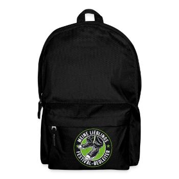 MEIN LIEBLINGS FESTIVAL BEGLEITER - Rucksack - Schwarz - Vorne