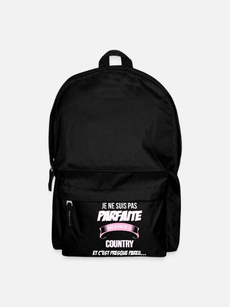 country cadeau humour - Sac à dos - noir