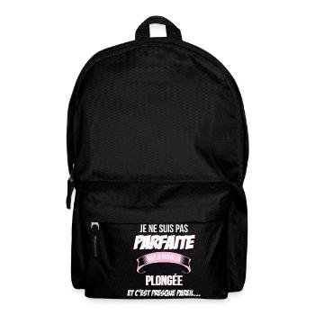 Plonge e cadeau humour - Sac à dos - noir - Devant