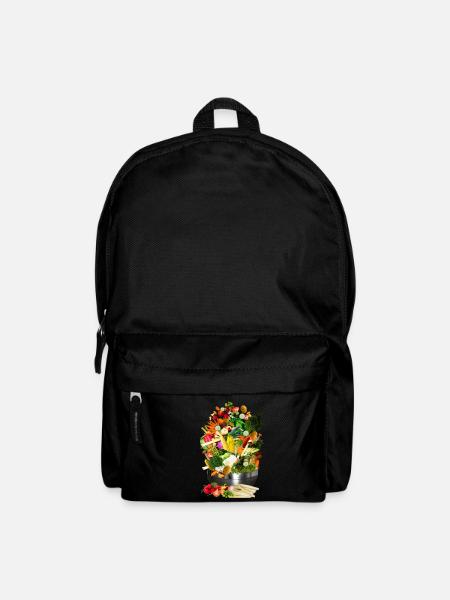 Essen Nahrungsmittel Gemüse Obst Küche - Rucksack - Schwarz