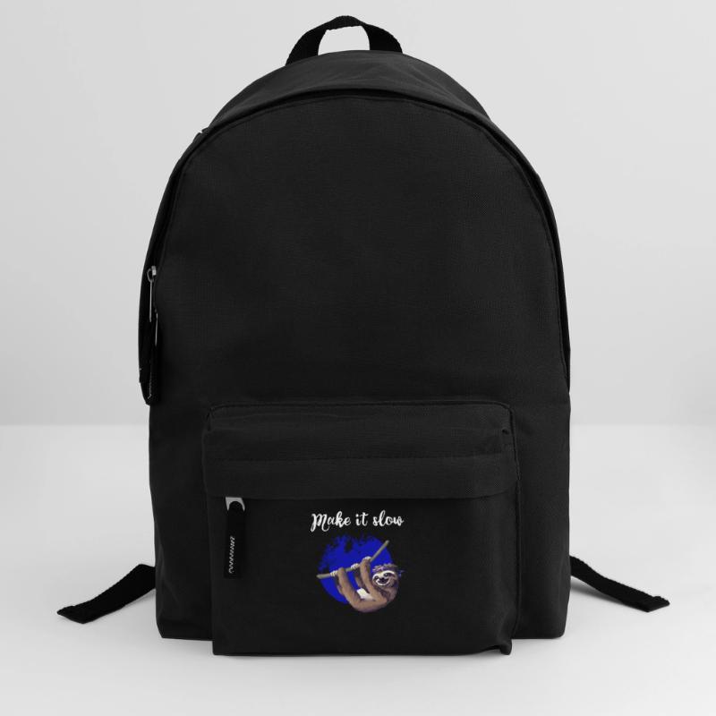 sloth make it slow Faultier langsam Nerd pc chill Rucksack