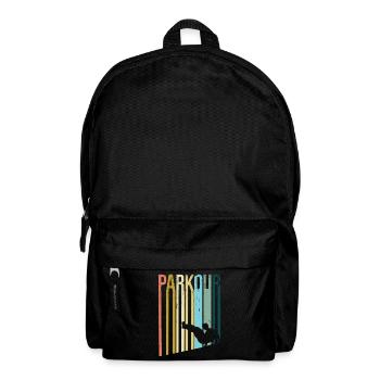 Parkour Retro - Backpack - black - Front