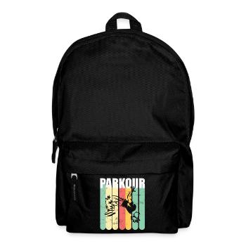 Parkour Retro - Backpack - black - Front