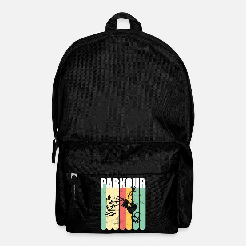 Parkour Retro - Backpack - black