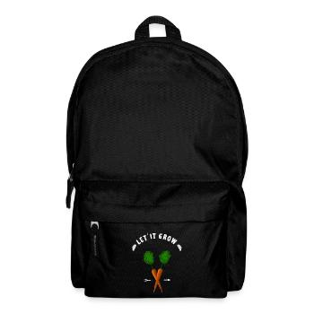 carrot grow garden farmer farmer garden gardener - Backpack - black - Front