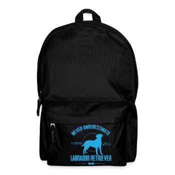Labrador Retriever Shirt NU - Backpack - black - Front