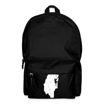 Bouldern & Freiklettern T-Shirt & Geschenkidee - Rucksack - Schwarz - Vorne