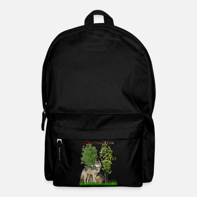 wolf 2 - Rucksack - Schwarz