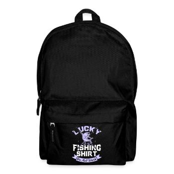 Angeln - Rucksack - Schwarz - Vorne
