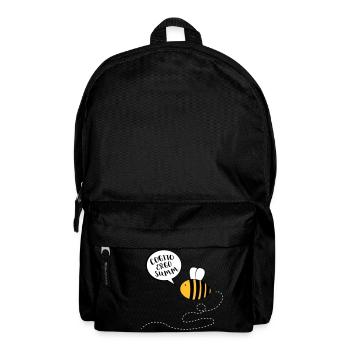Philosophie Sokrates Biene Lustiger Spruch Tier - Rucksack - Schwarz - Vorne