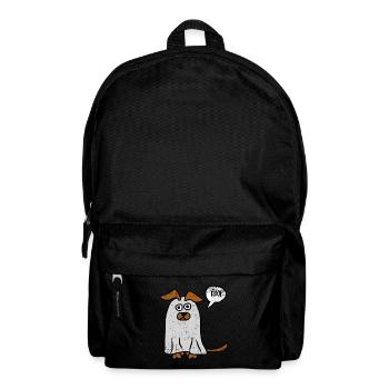 Geist Unheimlich Hund Urlaub Halloween Geschenk - Rucksack - Schwarz - Vorne