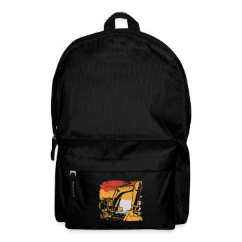 Bagger Schaufel - Rucksack - Schwarz - Vorne
