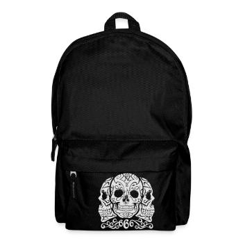 Skull Dia de los muertos - Backpack - black - Front
