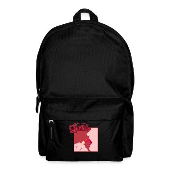 Lippenstift Kosmetik Kosmetikerin Lippen Makeup - Rucksack - Schwarz - Vorne
