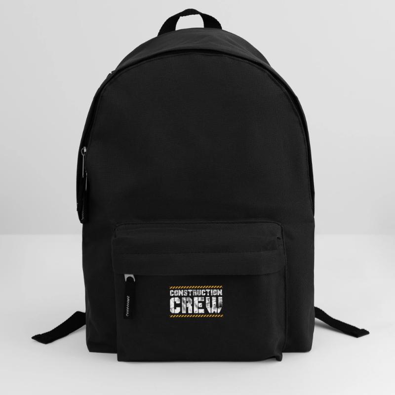 Construction worker construction site team Backpack