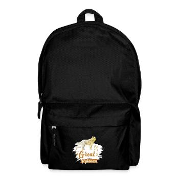 Great Pyrenees Pyrenees Dog Dog Dog - Backpack - black - Front