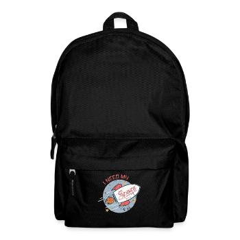 Fusée astronaute - Sac à dos - noir - Devant