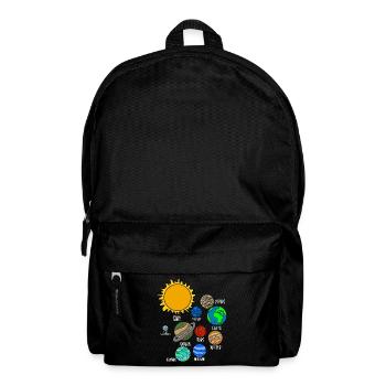 Universe planet - Backpack - black - Front