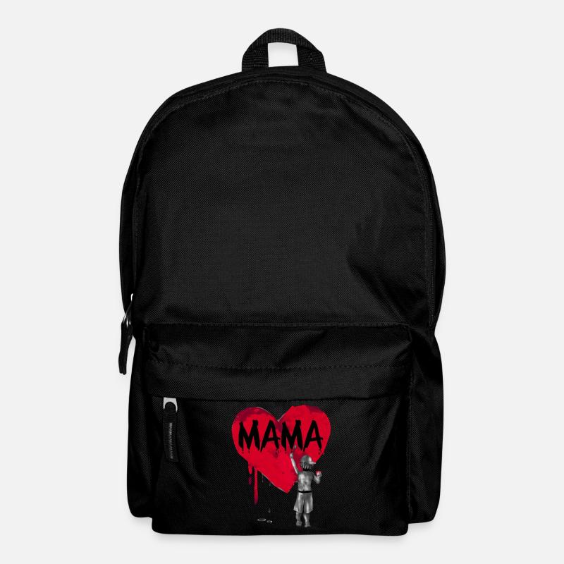 Mama-Sohn - Rucksack - Schwarz