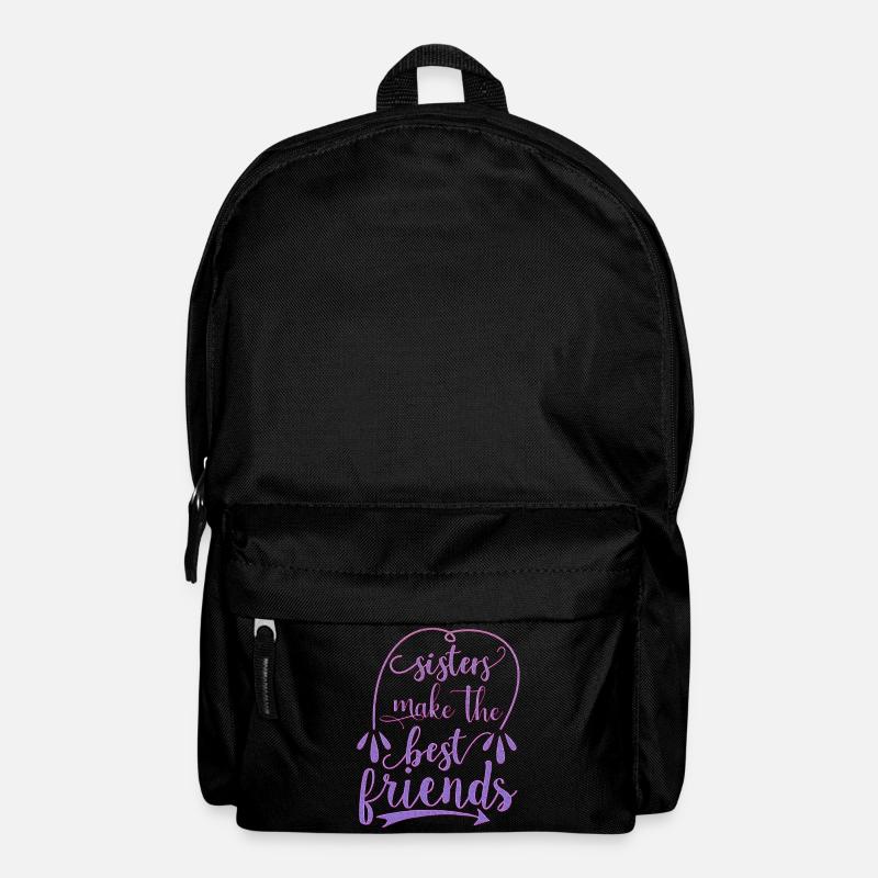 Sisters Make The Best Friends - Backpack - black