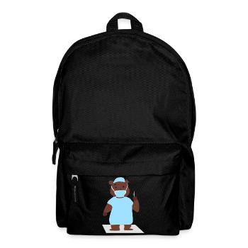 Bär Chirurg - Rucksack - Schwarz - Vorne