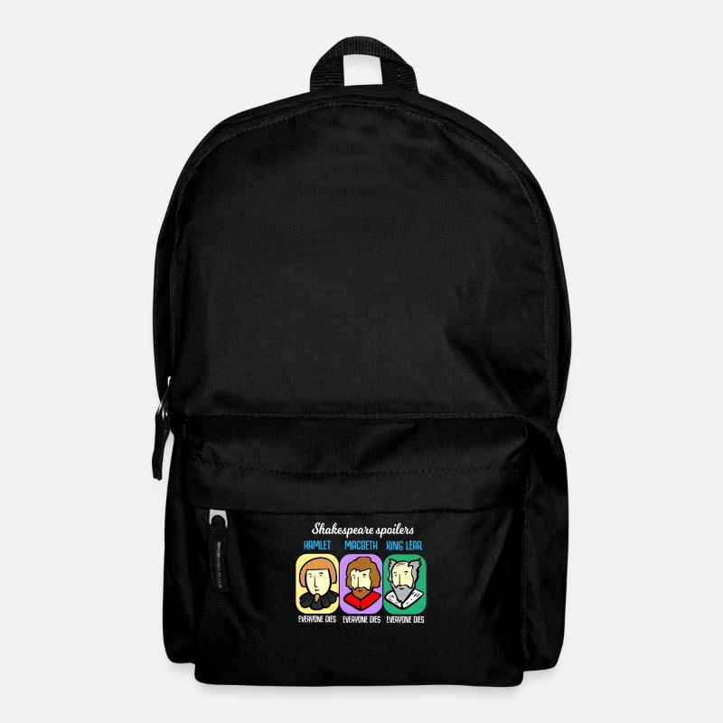Shakespeare citation Spoiler Hamlet enseignant cadeau - Sac à dos - noir