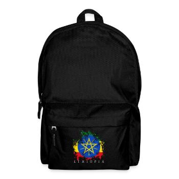 Ethiopia Ethiopia Addis Ababa flag state - Backpack - black - Front
