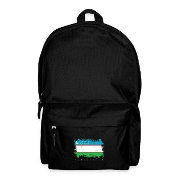 Usbekistan Flagge Fahne Taschkent Staat Asien Volk - Rucksack - Schwarz - Vorne