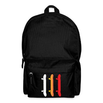 Skateboarding - Skateboards - Rucksack - Schwarz - Vorne