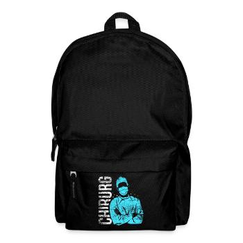 Chirurg Ärztin - Rucksack - Schwarz - Vorne